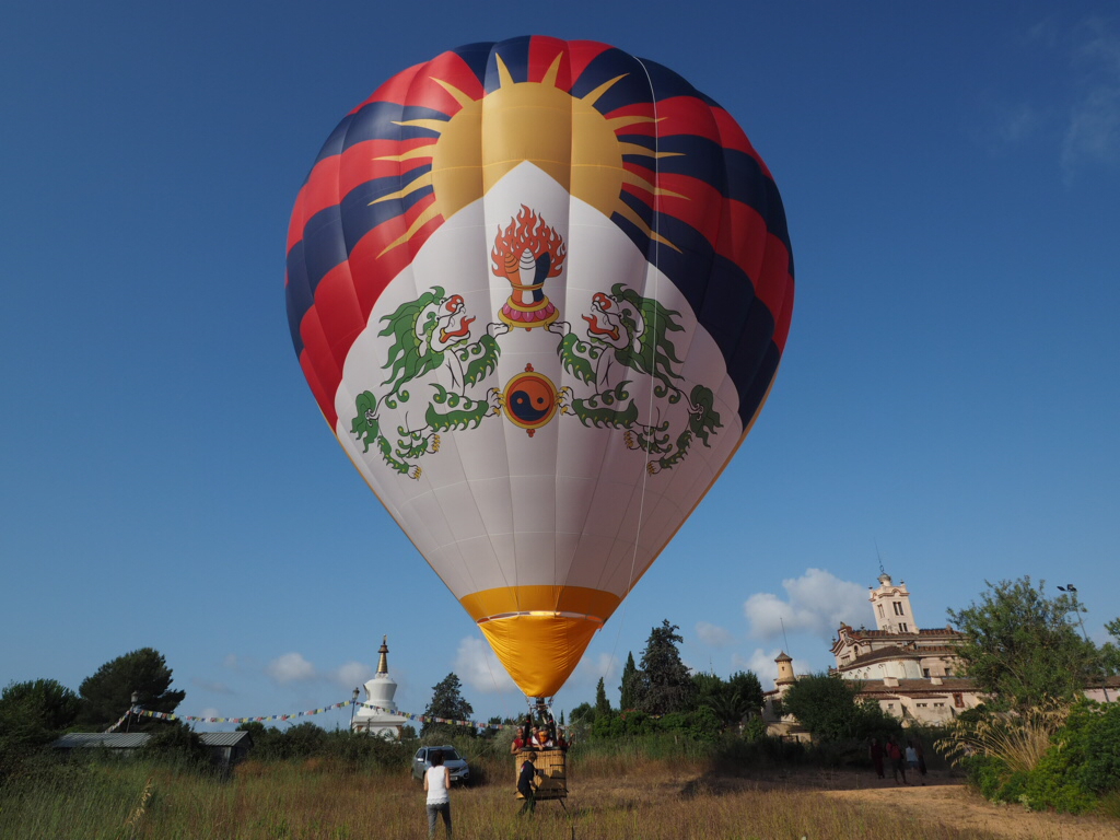 Luchtballon 'Tashi Gyaltsen' komt naar Nederland.