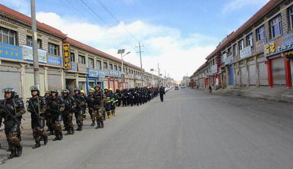 Militaire intimidatie in Nachu