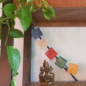 Prayer flags made of paper