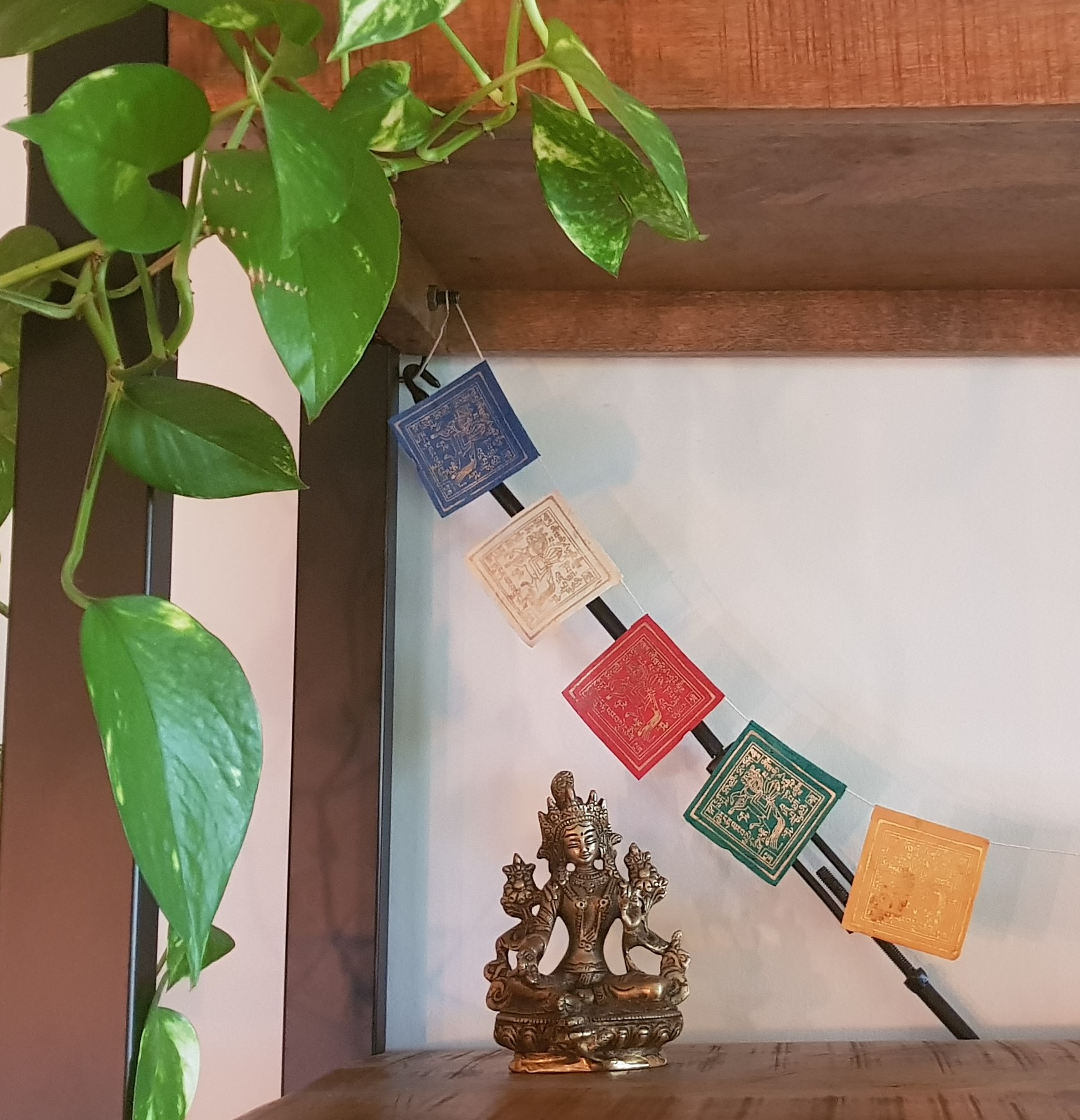 Prayer flags made of paper
