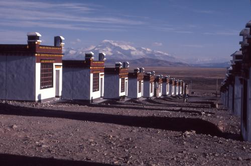 Nomad resettlement site in Darchen Nomad resettlement site in Darchen